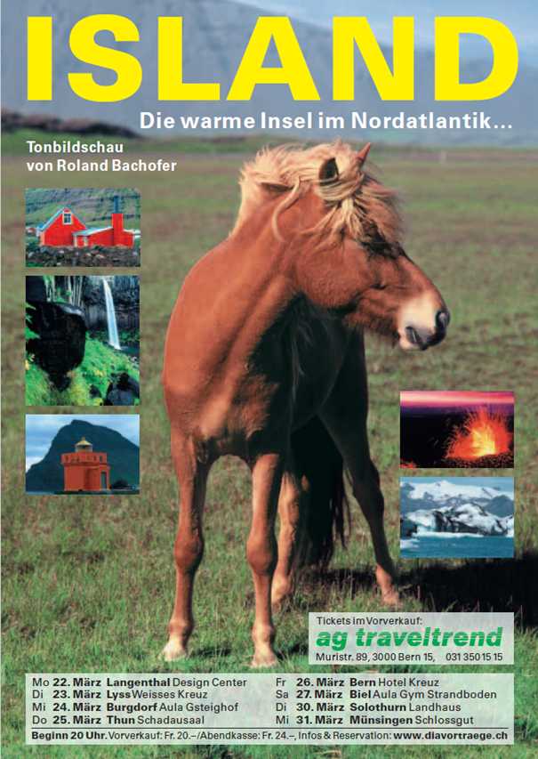 Plakat/Flyer zur Show